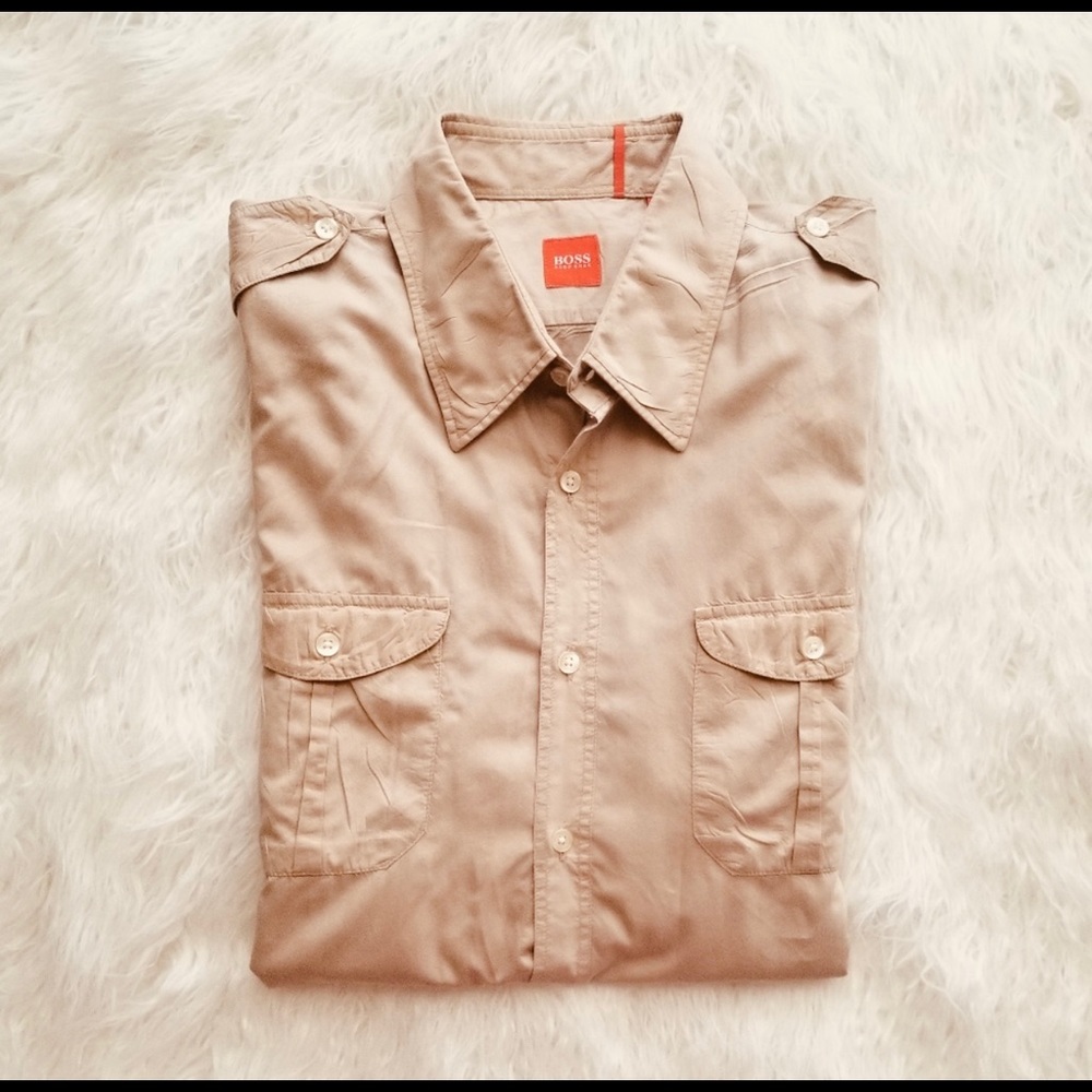 Hugo boss long sleeve shirt